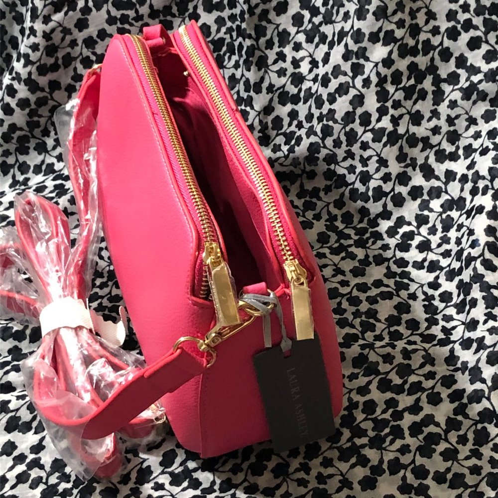 Laura Ashley Hot Pink Cross Body Handbag - Picture 8 of 16
